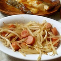 ののかーにゃ's cooksnap of when they made ウィンナーともやしのカレー炒め.