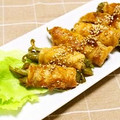 mami323's cooksnap of when they made 簡単！ピーマンの肉巻き炒め.