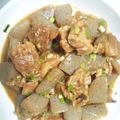 東銀座パートおばさん's cooksnap of when they made 簡単！牛スジ肉とコンニャクの煮込み.