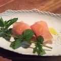 oyukidesu's cooksnap of when they made ～前菜～ 生ハム✾モッツァレラ✾柿.