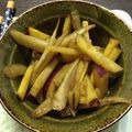 マメあずき's cooksnap of when they made ゴボウとサツマイモ こってり炒め煮.