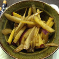 マメあずき's cooksnap of when they made ゴボウとサツマイモ こってり炒め煮.