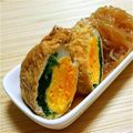 しじみごはん's cooksnap of when they made おあげさんのうまうま玉子巾着や♡.