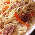chokobi's cooksnap of when they made 簡単！豚肉とネギのシンプル塩焼きそば.