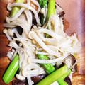 りょーみー's cooksnap of when they made アスパラときのこのガーリック炒め.