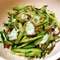 こっこちゃーん's cooksnap of when they made ★タコと冥加きゅうりの若布ナムル.