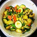 Nyat's cooksnap of when they made 夏野菜のカレー風味★HOTサラダ.