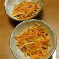 さとやんです's cooksnap of when they made ☆人参と大根のきんぴら☆.
