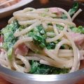みどふぁどベシ's cooksnap of when they made 春のパスタ☆菜の花のマヨネーズパスタ.