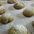 yumecan's cooksnap of when they made スノーボール☆抹茶ver..
