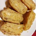 やまだみん's cooksnap of when they made 母の思い出料理玉ねぎ甘々絶品簡単卵焼き.