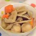 あさみ1979's cooksnap of when they made 根菜たっぷり！鶏ももの照り煮☆.
