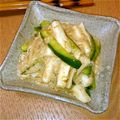 かぼちゃちーず's cooksnap of when they made きゅうりと山芋のトロロあえ.