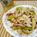 ぼけぽけっと's cooksnap of when they made いかとセロリとしょうがの甘酢炒め.
