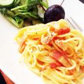 もるみん's cooksnap of when they made 生クリーム不使用！絶品カルボナーラ！.
