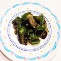 なつき☆ミ's cooksnap of when they made 塩りんごで♪茄子ピー๑爽やか炒め✿.