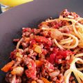Atowan's cooksnap of when they made 牛ひき肉のボロネーゼ.