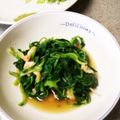 P太郎ママ's cooksnap of when they made 下ゆでなしの。小松菜とあげの煮浸し.