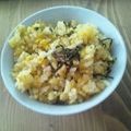 ゆりざくら2's cooksnap of when they made 味付けは塩こんぶだけ！パラパラ玉子焼き飯.