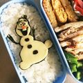 なちりょんと's cooksnap of when they made はい、チーズオラフ❄︎アナと雪の女王❄︎キャラ弁.