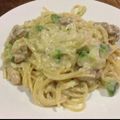 南の国のエリ's cooksnap of when they made チキンアボカド★クリームパスタ.
