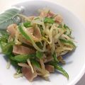 まみめたい's cooksnap of when they made 簡単一品☆ピーマンもやしベーコン炒め.