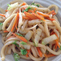 H♡S's cooksnap of when they made 簡単☆残った野菜炒めリメイク♪焼きうどん.