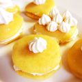 アメフロ's cooksnap of when they made 一口サイズの簡単お月見ウーピーパイ♪.