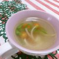 赤い電話's cooksnap of when they made 簡単！ピーマンとトマトの中華スープ.
