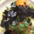 premegu's cooksnap of when they made 納豆ｽﾊﾟｹﾞﾃｨ.