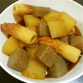 mamihys's cooksnap of when they made おでん風!ちくわと色々炊き合せо´∀`о.