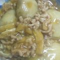 白金魂's cooksnap of when they made 里芋と挽き肉の煮物.