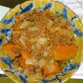 ぱりぱりっこ's cooksnap of when they made ひき肉と玉ねぎで★カボチャの煮物★.