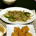 2児ママみきてぃ's cooksnap of when they made 簡単・安い・もやしとオクラ炒め.
