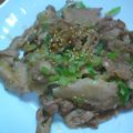 モザイクカケラ's cooksnap of when they made ネギ好き夫のための♡豚肉ネギ油　塩炒め.