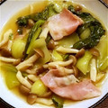 リープリヒ's cooksnap of when they made 青梗菜としめじとベーコンの煮.