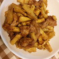 あひ0's cooksnap of when they made ☆さつまいもと豚肉炒め☆.