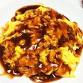 vlmari's cooksnap of when they made ☆きのこのデミグラスソースオムライス☆.