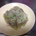 うっちぃ3's cooksnap of when they made 白菜とあいびきミンチ肉の白だし煮.