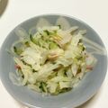 みゆ☆ゆなママ's cooksnap of when they made 簡単もう一品♫玉ねぎときゅうりのサラダ.