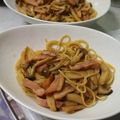 ぽち2号's cooksnap of when they made にんにくバター醤油のエリンギ和風パスタ.