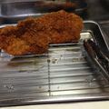 srーtokira's cooksnap of when they made とんかつの「すっきり油きり」.
