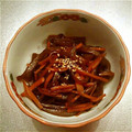 ＊みぃ子＊'s cooksnap of when they made ((簡単!))人参と蒟蒻のきんぴら.