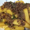 りんごっ。's cooksnap of when they made 牛肉とジャガイモの甘辛炒め.