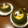 Ｐ子ママ's cooksnap of when they made ハロウィンに♪坊ちゃんかぼちゃのプリン.