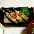 Jackie1202's cooksnap of when they made アスパラの肉巻き（梅味）.