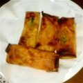 ♪もんちゃん♪'s cooksnap of when they made サクサク☆クリ～ミ～～グラタン春巻き♪.