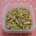 ちびぷりん's cooksnap of when they made 豆腐そぼろ　エリンギでかさ増し.