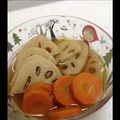 ユッチョ12's cooksnap of when they made シャッキリ☆れんこんの煮物.