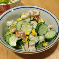 小ねこママもりんちゅ's cooksnap of when they made ☆きゅうりとちくわのゴマヨネーズ和え☆.